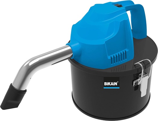 Bikain Aspirador de Ceniza para pellets. 600W. 4 litros Pellet, 600 W, Azul